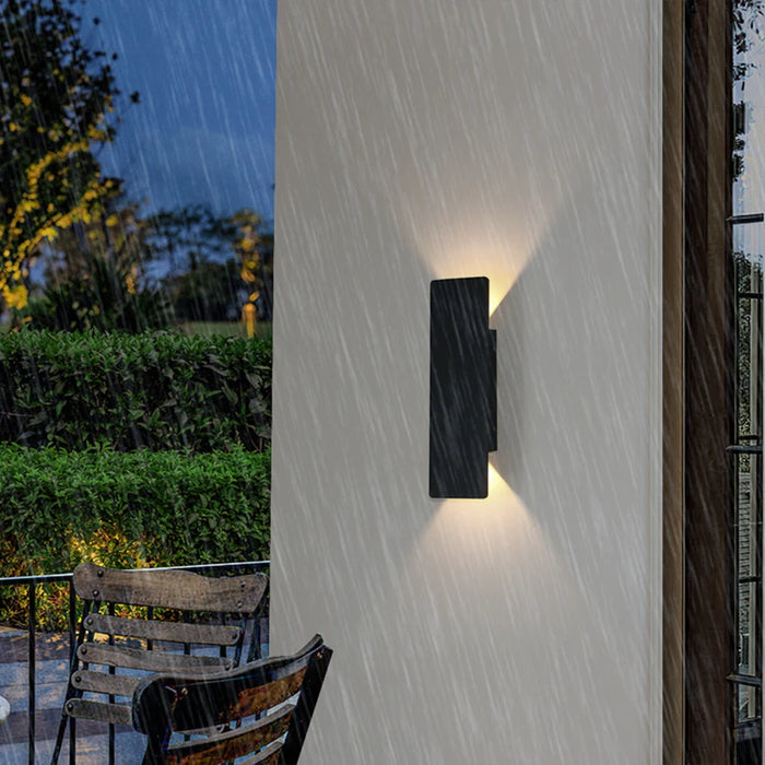 Modern LED Wall Lamp – Waterproof Indoor & Outdoor Up and Down Wall Light for Porch, Hallway, Garden, or Living Room (IP65, AC90–260V, Aluminum Sconce Fixture)