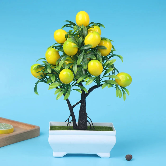 Artificial Lemon Tree – Potted Fake Lemon Plant for Home, Party, and Garden Decoration