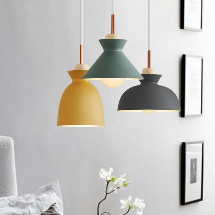 Nordic Modern Minimalist Macaron Chandelier – Designer Pendant Light for Living Room, Dining Room, Bedroom, and Study