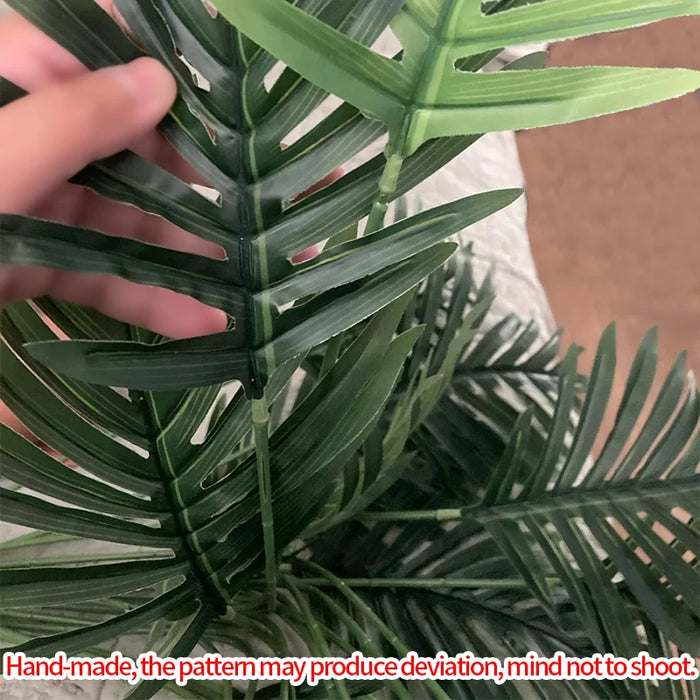 Large Decorative Artificial Palm Tree – Faux Tropical Banana Leaves for Home, Office, and Garden Decor (1pc)