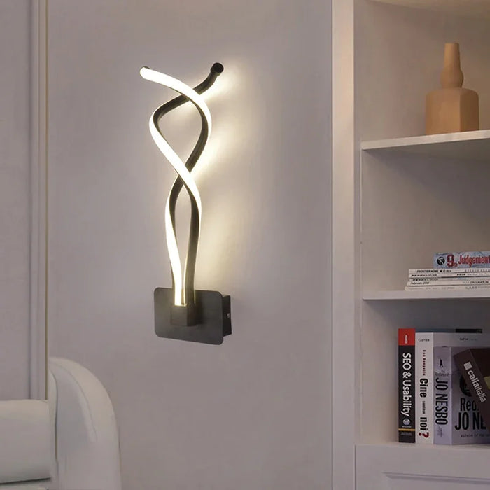 Modern Minimalist LED Wall Lamp – Up & Down Wall Sconce for Bedroom, Living Room, and Bathroom