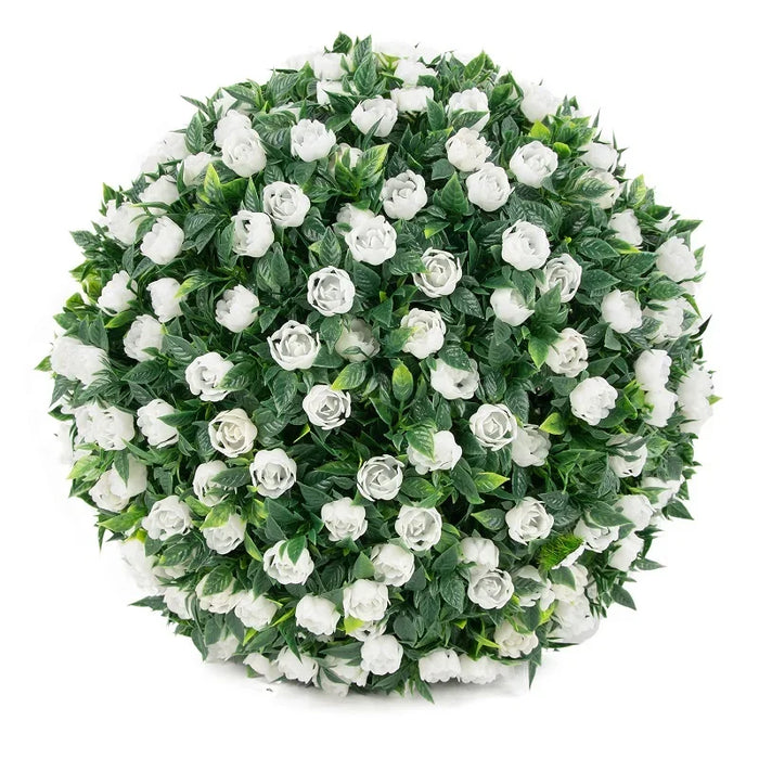 Artificial Flower Balls – Hanging Decorative Fake Plant for Outdoor Garden, Courtyard, and Home Decor