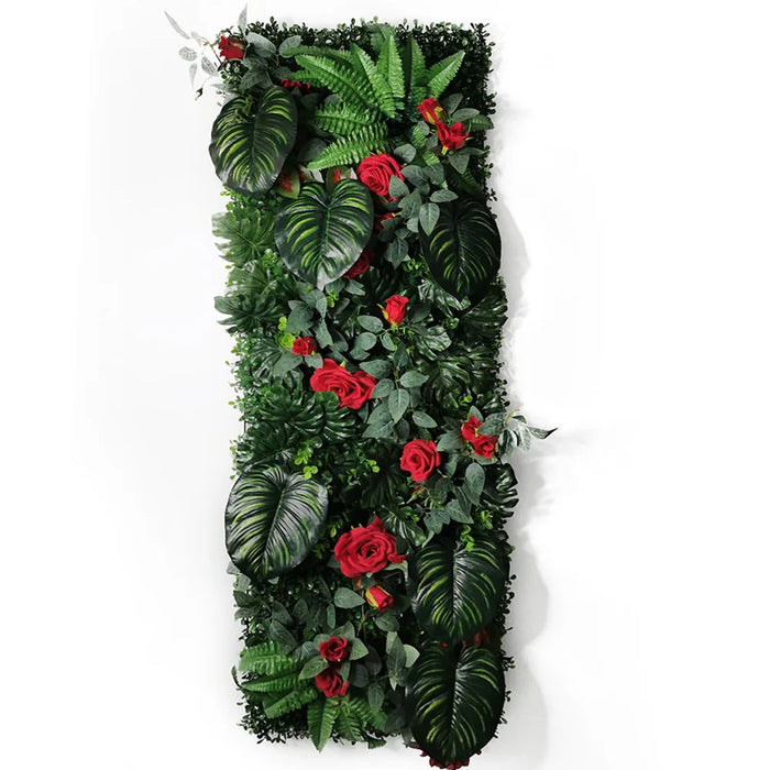 40x120cm Artificial Plant Wall – Chlorophytum Comosum Grass Panel for Garden, Wedding, Hotel, and Outdoor Decoration