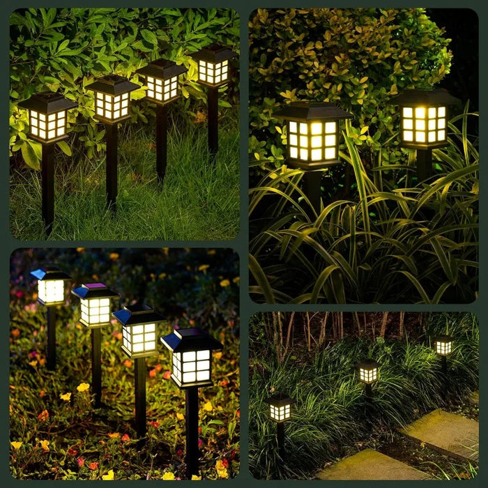 Solar Outdoor Pathway Lights – Waterproof LED Garden Lamp for Yard, Driveway, and Walkway Lighting