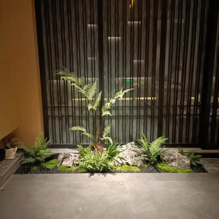 Artificial Fern Leaf Persian Grass Plant – Hanging Decorative Greenery for Home, Office, and Hotel Decoration, DIY Landscaping Greening Material