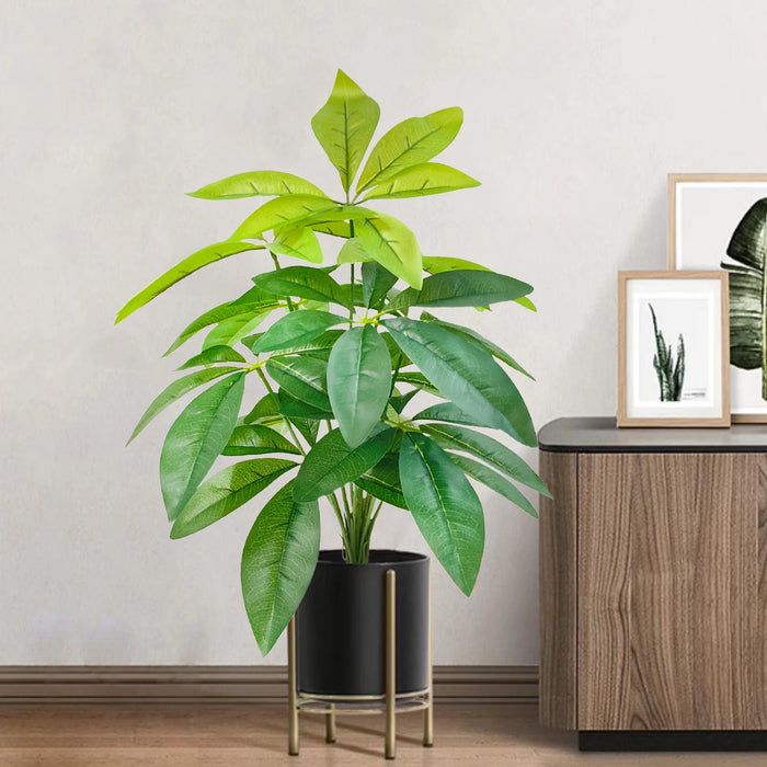 Artificial Money Tree – 68cm/26.7in Monstera Deliciosa Faux Plant for Home & Office Décor