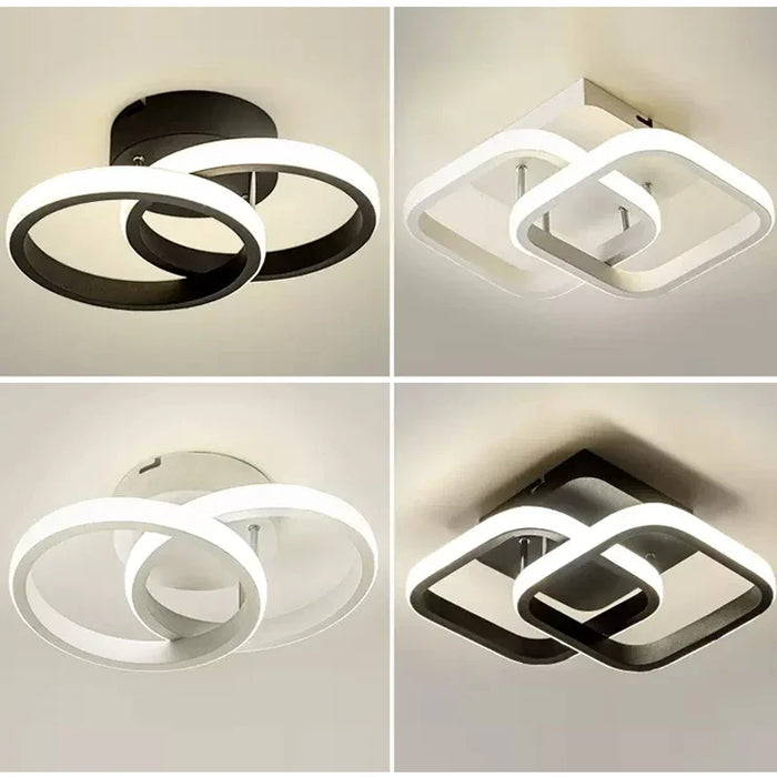 Modern LED Ceiling Light – Dimmable Indoor Lighting Fixture for Corridor, Stairs, Foyer, Balcony, and Bedroom