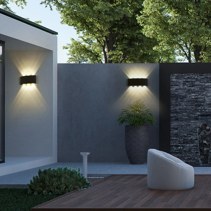 Modern LED Wall Light – Waterproof Indoor & Outdoor Wall Lamp for Living Room, Corridor, Garden, Porch, and Courtyard (Warm/White Light, IP65, 2W–10W Options)