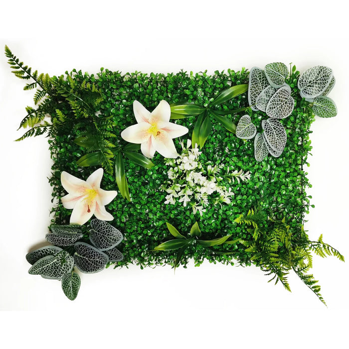 Artificial Wisteria Rose Flower Panel - Silk Hanging Wall Decoration for Wedding, Party, and Home Décor