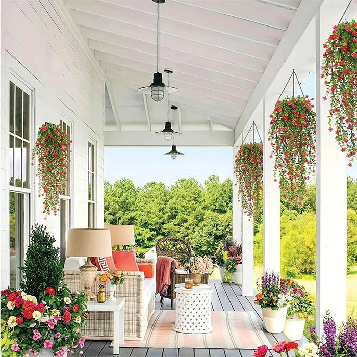 76CM Artificial Ivy Hanging Vine – Fake Eucalyptus Plant for Home, Garden, Wedding, and Outdoor Decoration