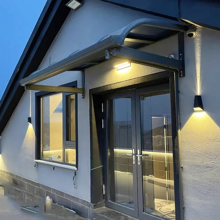 Modern Outdoor Waterproof LED Wall Lamp – Up and Down Aluminum Garden Light for Porch, Patio, and Outdoor Spaces – IP65 Weather-Resistant, White or Warm White Light