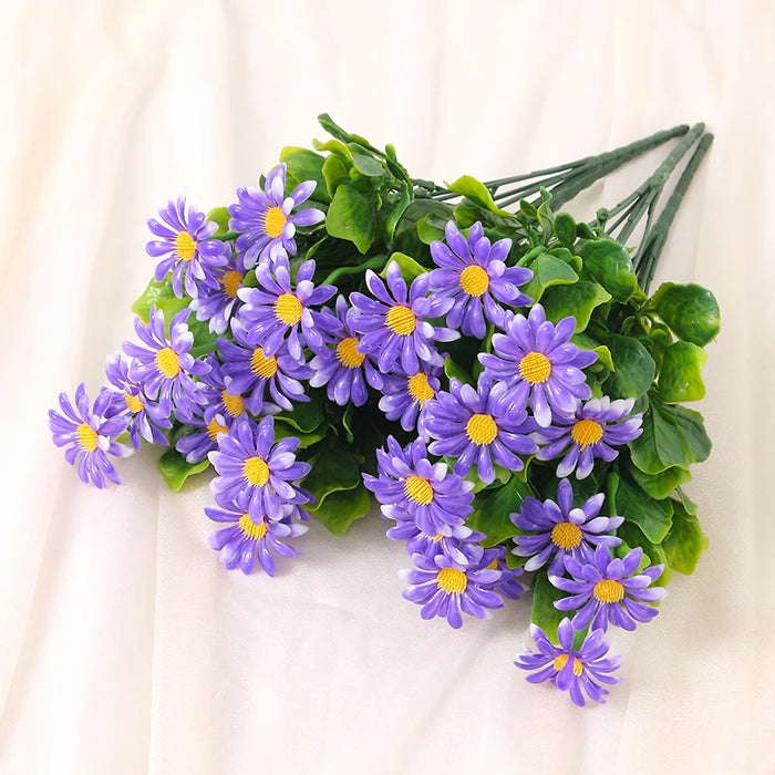 33 cm künstliche Gänseblümchen – UV-beständige, farbechte Kunststoffblumen für W — Clasterior