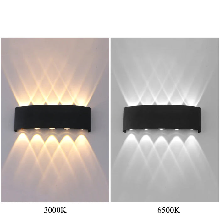 LED Wall Lamp 4/6/8/10 Outdoor Wall Lamps Up And Down Towards Lighting For Indoor Room Decoration Garden Lighting Street Lights