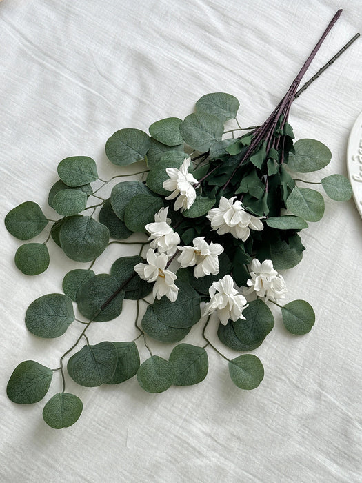 Nordic Eucalyptus Leaf Artificial Plant – Fresh Greenery for Wedding, Hall, and Home Decor