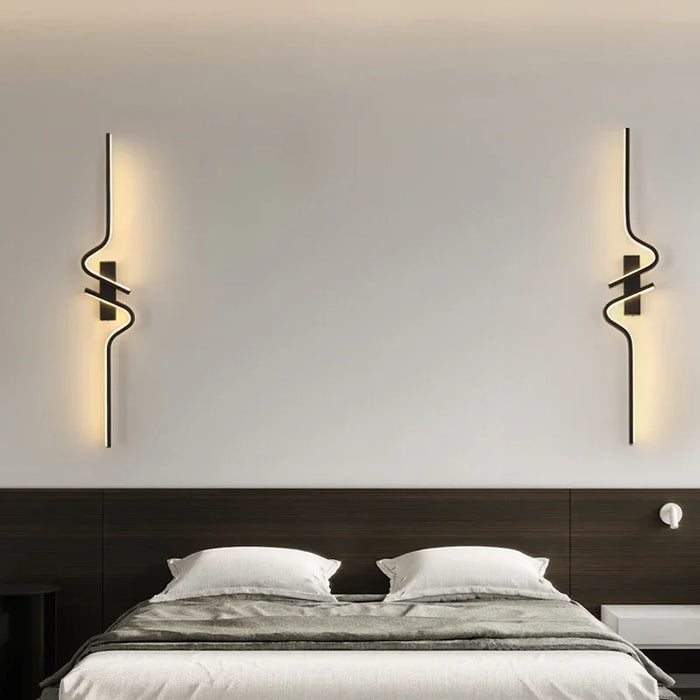 Minimalist LED Wall Lamp – Modern Strip Light for Living Room, Bedroom, Bathroom, and Staircase