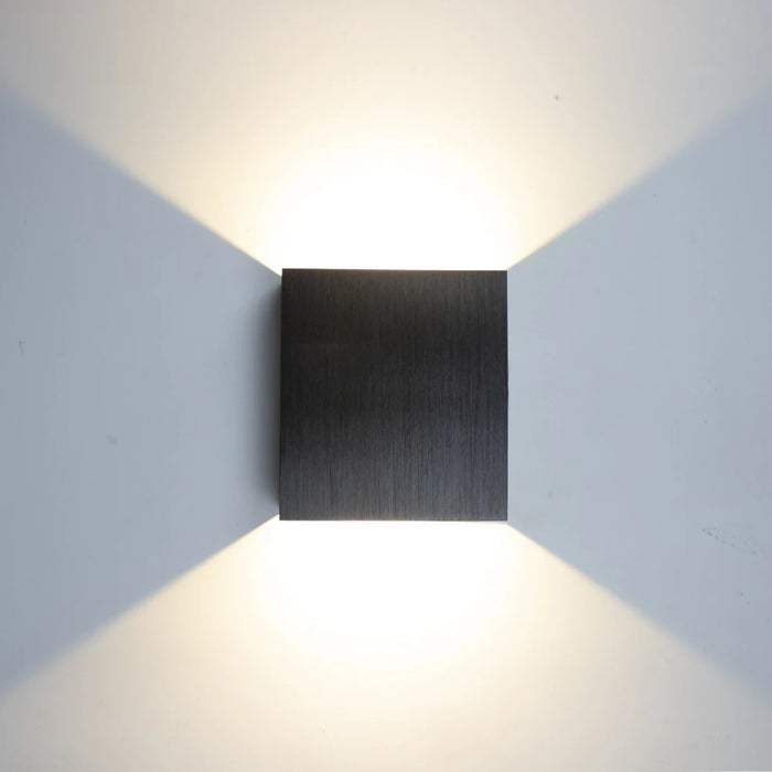 6W LED Up & Down Wall Lamp – Modern Aluminum Wall Light for Bedroom, Living Room, Corridor & Accent Lighting, Gold & Silver Finish