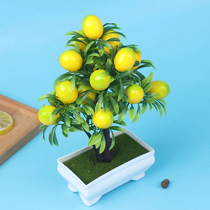 Artificial Lemon Tree – Potted Fake Lemon Plant for Home, Party, and Garden Decoration