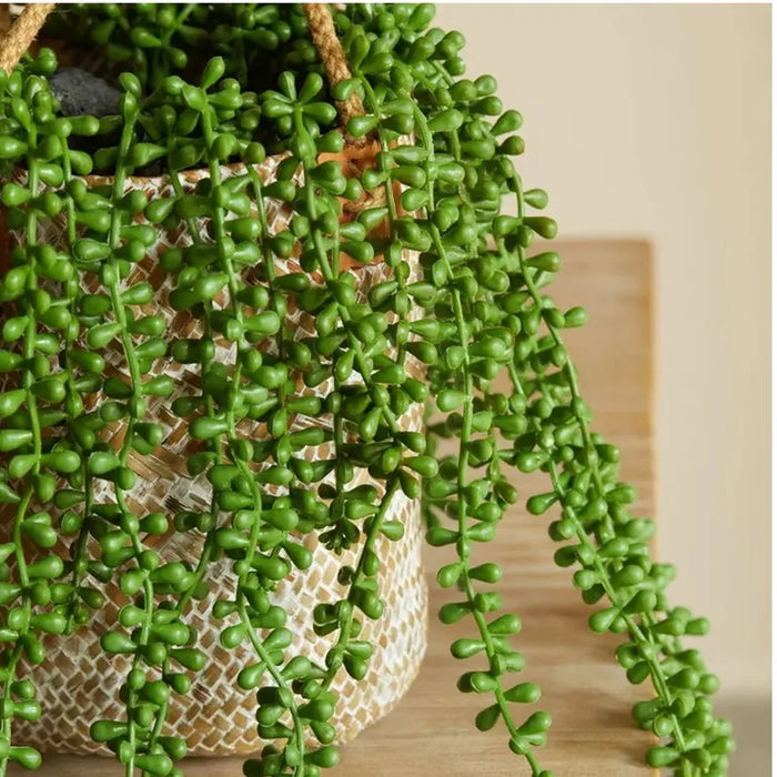 Artificial Succulent Vine Plant – 70cm Lifelike Faux Succulent for Home, Wedding, Office, and Outdoor Hanging Decoration – 1PC or 4PCS