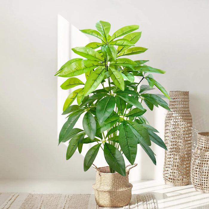 Artificial Money Tree – 68cm/26.7in Monstera Deliciosa Faux Plant for Home & Office Décor