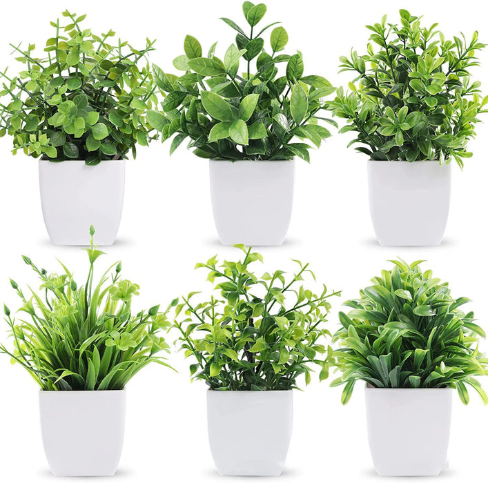 Artificial Bonsai Green Eucalyptus Plant – Realistic Fake Potted Plant for Indoor & Outdoor Home, Bedroom, and Garden Decoration