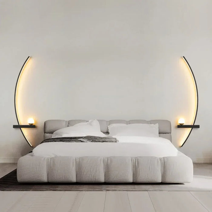 Nordic LED Wall Lamp – Modern Stripes Wall Sconce for Bedroom, Living Room, Study, Stairs, and Home Décor