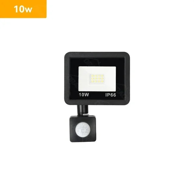 LED Motion Sensor Floodlight – Waterproof Outdoor Spotlight, 10W-100W, IP66 Garden and Wall Lamp