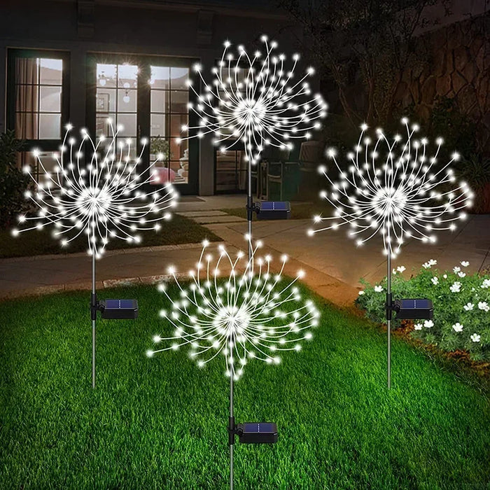 Solar LED Firework Fairy Lights – Outdoor Garden Decoration for Patio, Yard, Pathway, Christmas, Wedding & Holiday