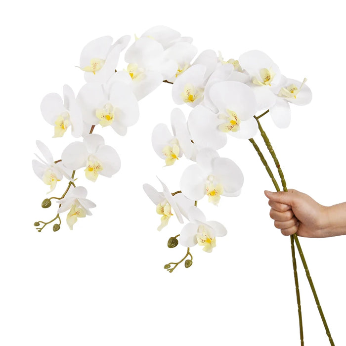 Artificial Butterfly Orchid Flowers – 100cm Real Touch Moth Orchids for Wedding, Party, and Home Decoration