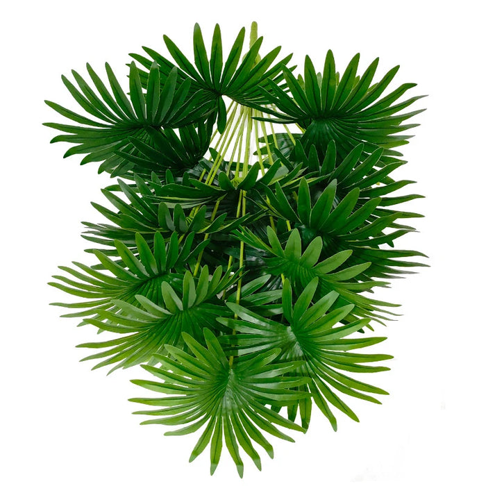 Artificial Tropical Tung Palm Tree – Large Floor Standing Fake Plant with Nordic Style Green Leaves for Home and Garden Décor