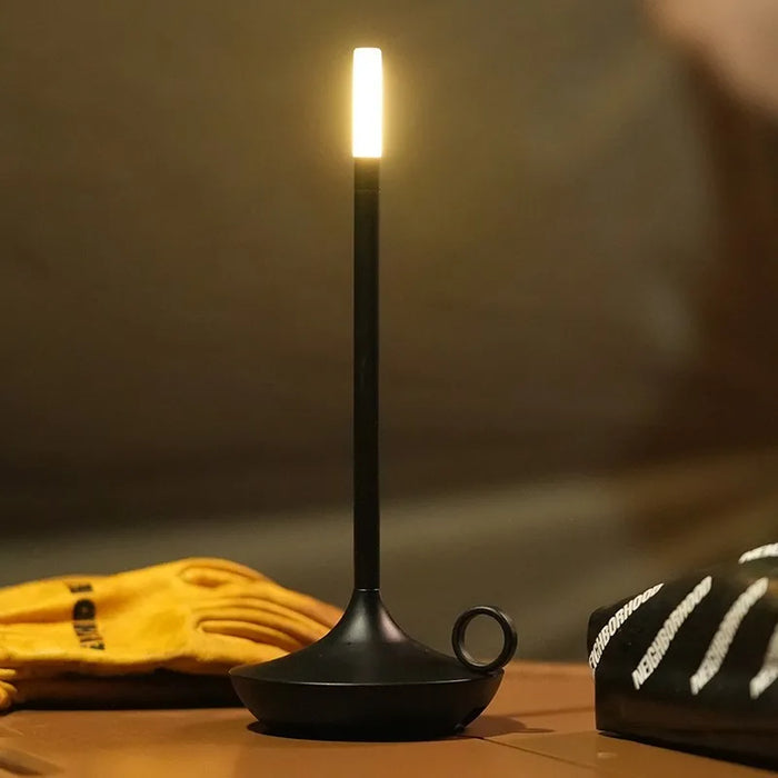 Rechargeable Touch Table Lamp – USB-C LED Desk Lamp for Bedroom, Camping, and Ambient Lighting