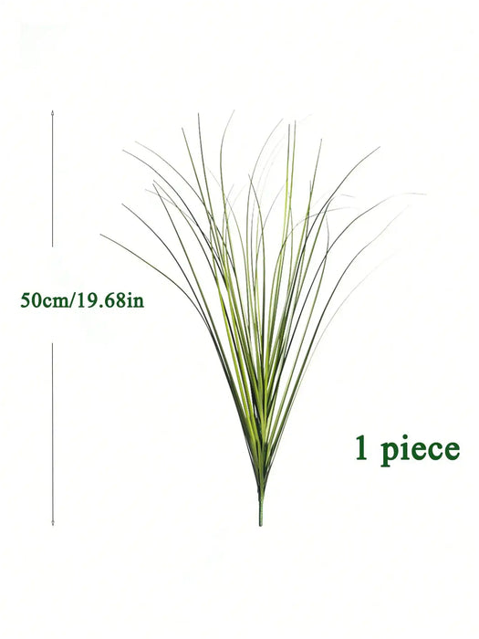 Large Artificial Reed Grass – Faux Onion Grass Plants for Wedding, Garden, and Office Décor – PVC Tropical Green Leaves Bouquet (50-95cm)