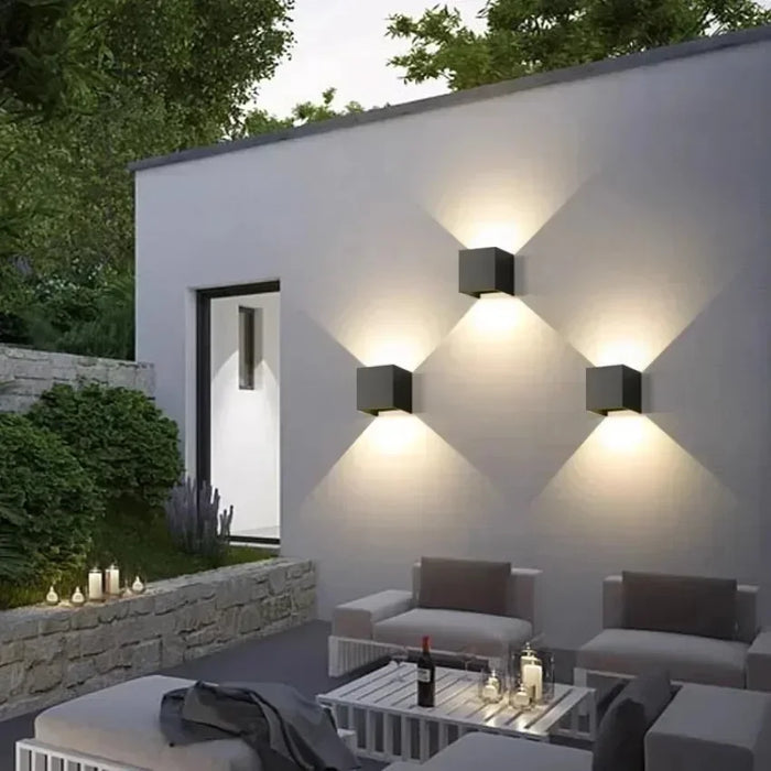 Modern LED Wall Lamp – Waterproof 6W Outdoor & Indoor Decorative Light for Bedroom, Balcony, Garden, Corridor, and Courtyard (IP65, Warm/White Light, AC110–265V)