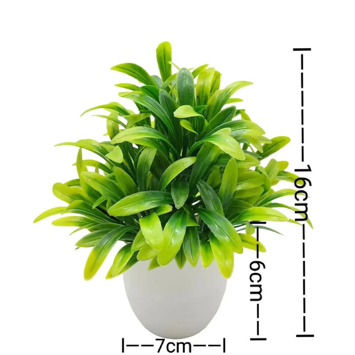 1pc Artificial Potted Plant – Mini Greenery for Home, Office, Living Room, and Bedroom Decoration