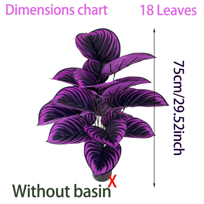 Elegant Purple Artificial Plant – Perfect for Home, Office, Wedding & Spring Decor – Floor Display, Container Not Included, Size: 75 CM and 85 CM