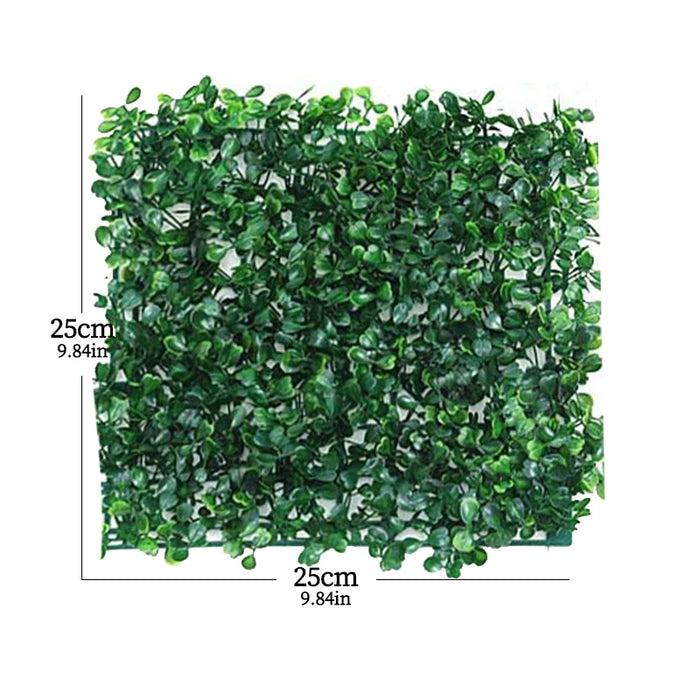 25x25cm Artificial Grass Panel – Lush Green Lawn Backdrop for Wedding, Hotel, Garden & Home Decoration