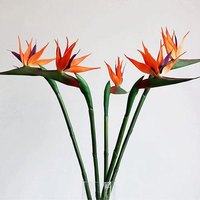 Large Bird of Paradise Artificial Tropical Flower – Faux Heaven Bird Plant for Home, Office, Garden Decor & Flower Arrangements