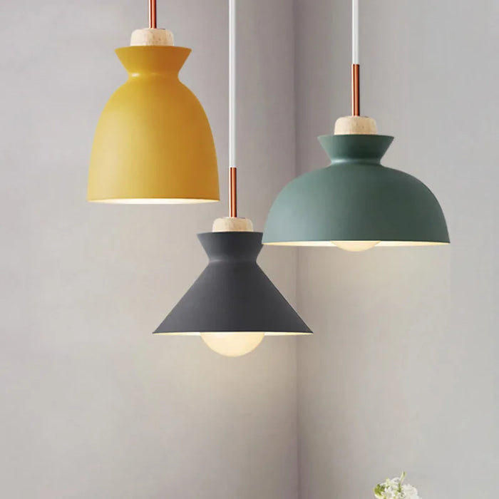 Nordic Modern Minimalist Macaron Chandelier – Designer Pendant Light for Living Room, Dining Room, Bedroom, and Study