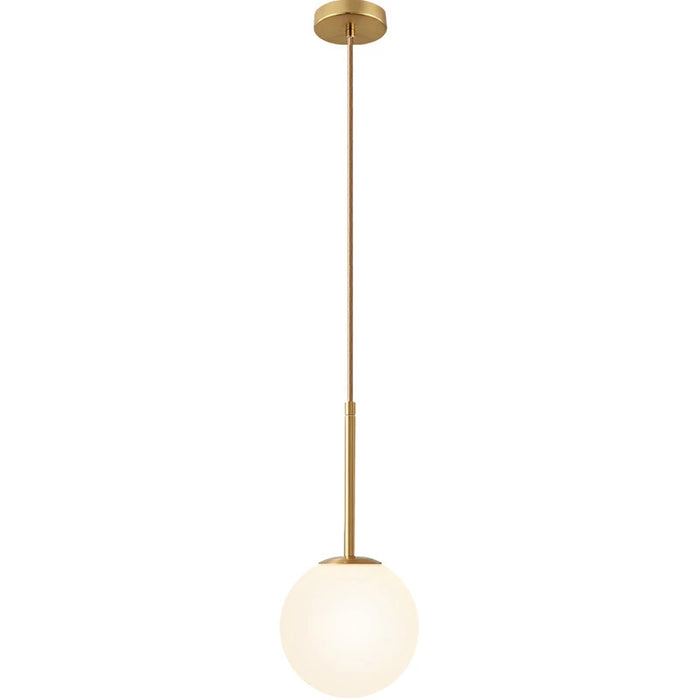 Modern Glass Ball Pendant Light – Decorative Nordic Fixture for Dining Room, Bedroom, and Bar