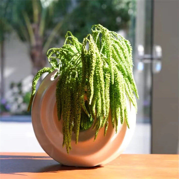 Artificial Plant Grass Branch – Plastic Vine for Wedding, Home, and Office Decoration – Green Floral Arrangement for Living Room, Events, and Parties (44cm)