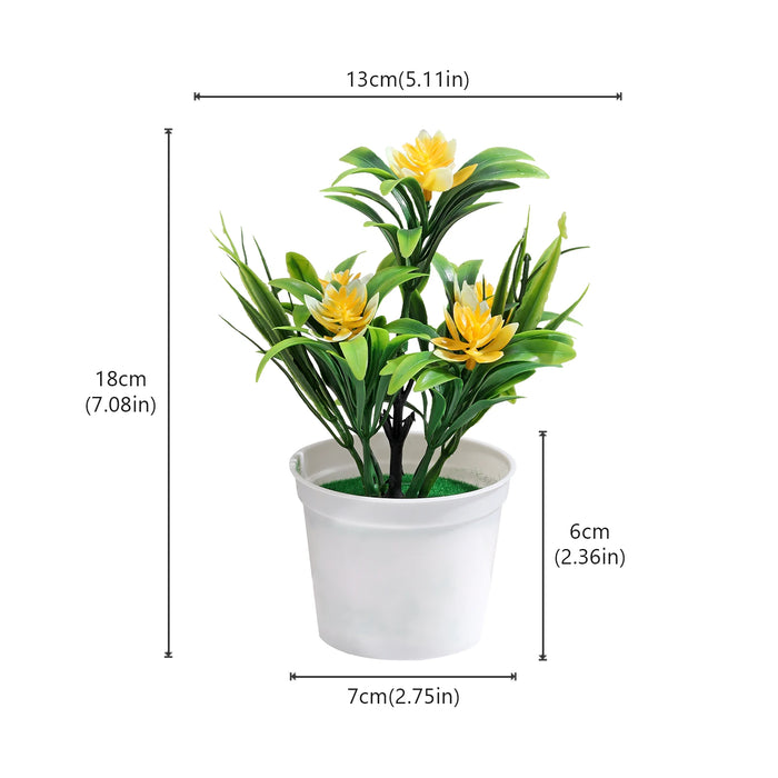 Artificial Bonsai Orange Pomegranate Fruit Tree – Potted Plastic Plant for Home, Windowsill, and Courtyard Decor