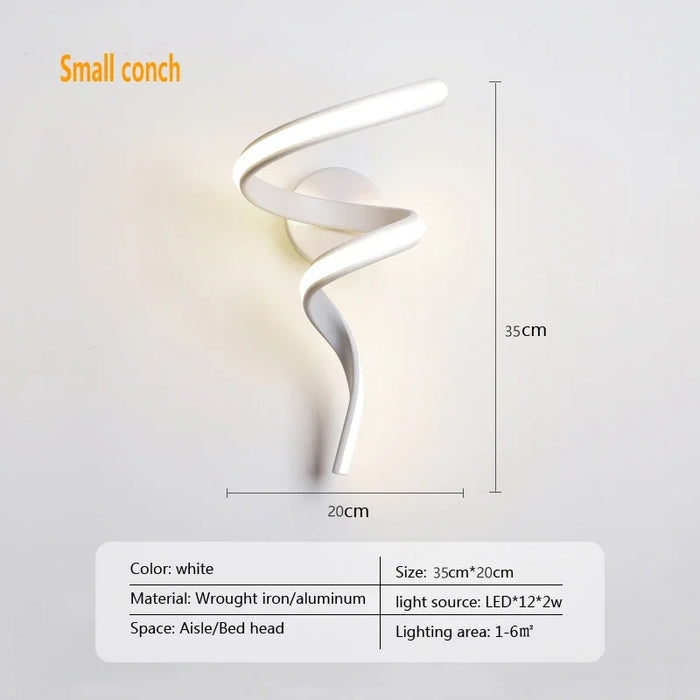 Modern Minimalist LED Wall Lamp – Up & Down Wall Sconce for Bedroom, Living Room, and Bathroom