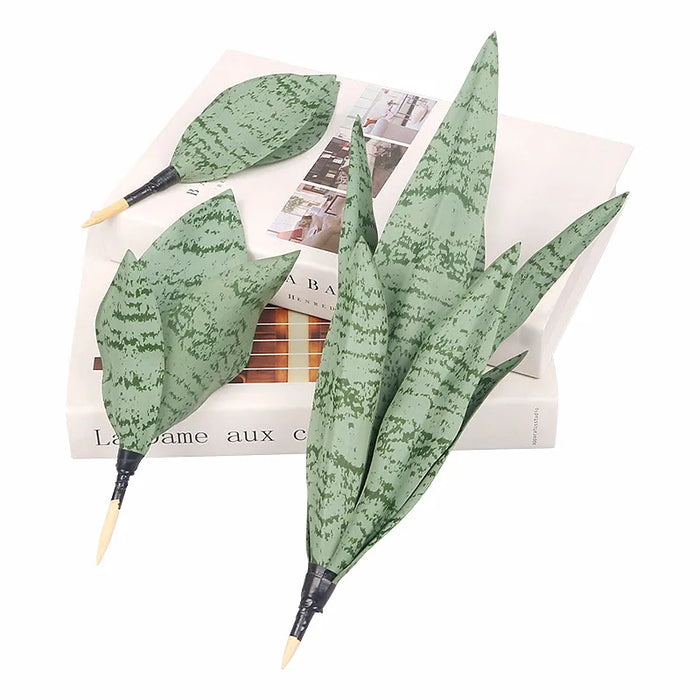 Artificial Sansevieria Succulent Plant – Real Touch Fake Tropical Leaves for Home, Office, Hotel, and Party Decor