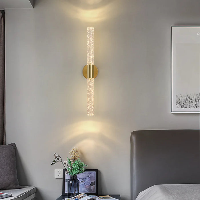 Modern LED Crystal Wall Lamp – Sleek Wall-Mounted Light Fixture for Bedroom, Living Room, Aisle, and Corridor