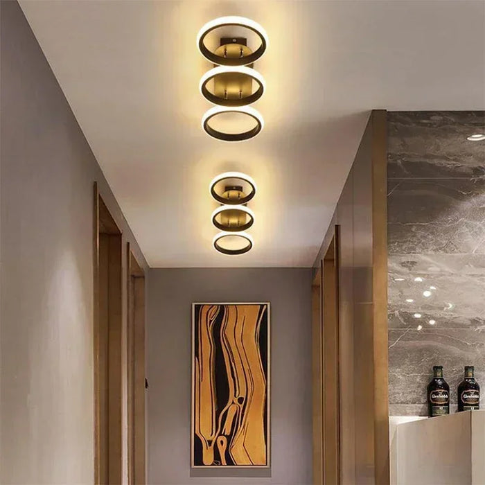 Modern LED Ceiling Light Chandelier – Stylish Multi-Head Ring Light for Bedroom, Living Room, Hallway, Dining Room & Indoor Spaces