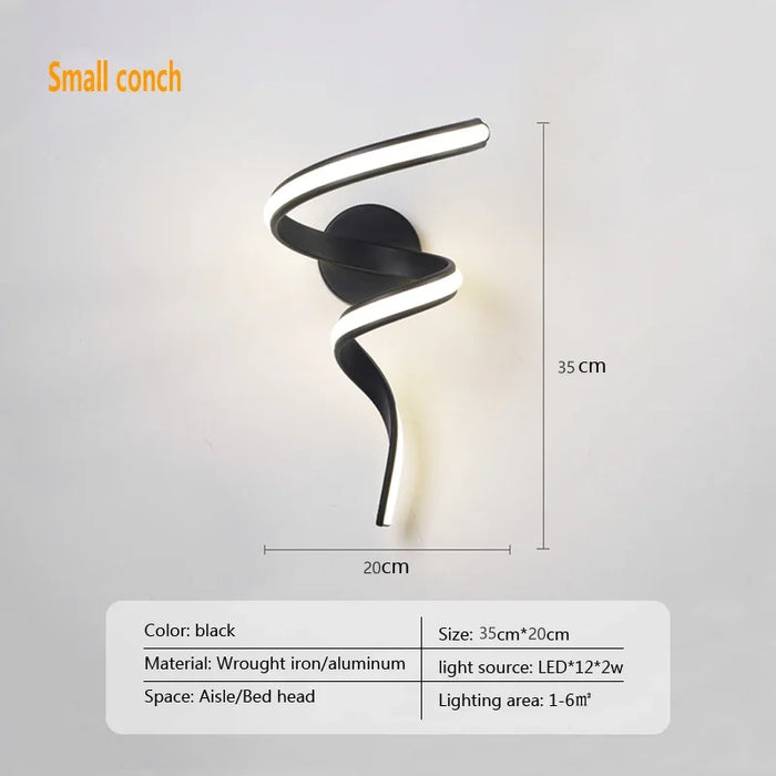 Modern Minimalist LED Wall Lamp – Up & Down Wall Sconce for Bedroom, Living Room, and Bathroom