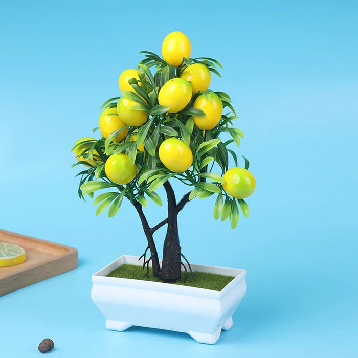 Artificial Lemon Tree – Potted Fake Lemon Plant for Home, Party, and Garden Decoration