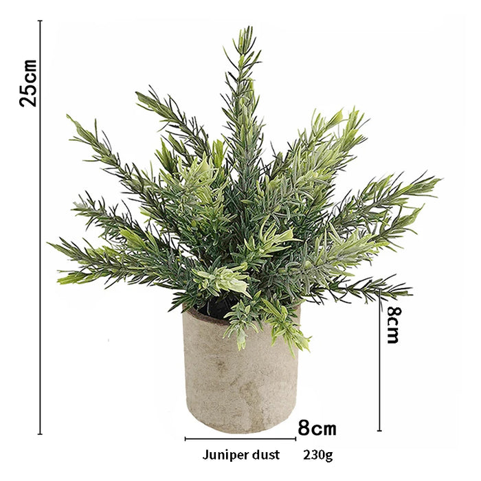 Artificial Eucalyptus Plant in Pot – Small Fake Bonsai for Home, Office, and Restaurant Desk Decoration