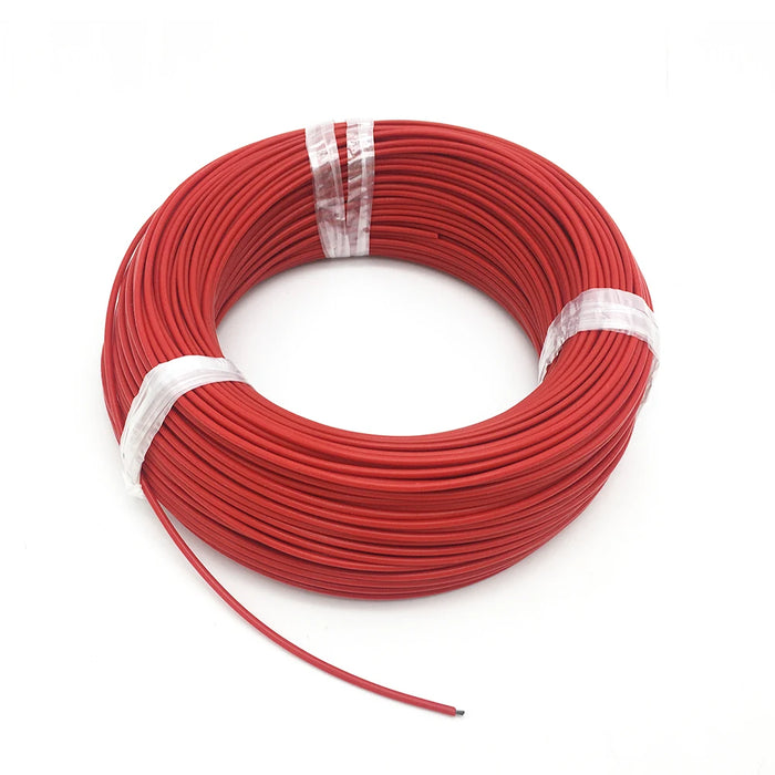 High-Quality 12K Fluoroplastic Carbon Fiber Heating Cable – 33 Ohm/m for Underfloor Heating, 10m/15m/20m Options, Insulated Copper Conductor