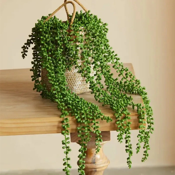 Artificial Succulent Vine Plant – 70cm Lifelike Faux Succulent for Home, Wedding, Office, and Outdoor Hanging Decoration – 1PC or 4PCS