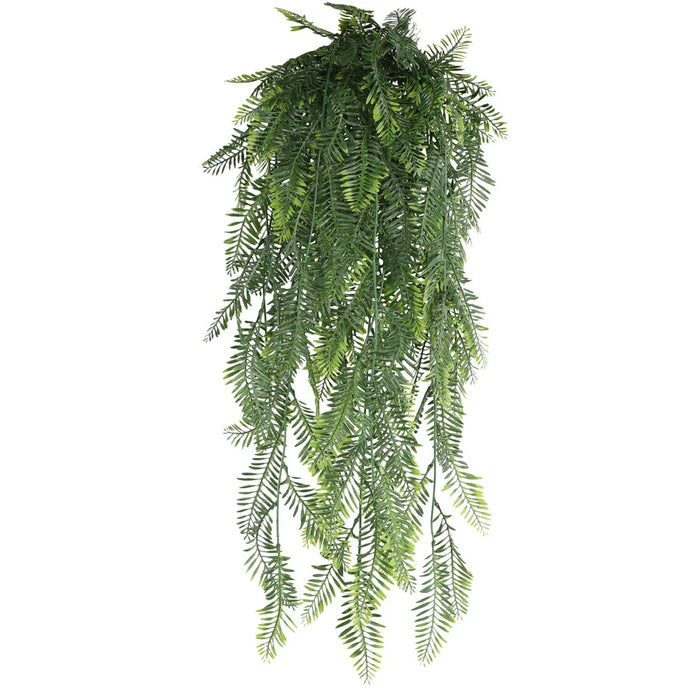 90cm Persian Fern Leaves Vines – Hanging Artificial Plant for Home, Room, Balcony, and Wedding Decoration